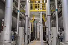 Gas-fired boiler plant construction project 