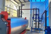 Gas boiler and cogeneration plant construction project (Lidzbark Warmiński)