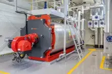 Gas boiler and cogeneration plant construction project (Lidzbark Warmiński)