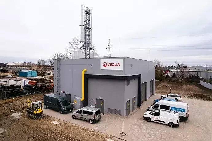 Gas-fired boiler plant construction project 