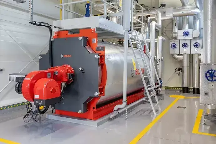 Gas boiler and cogeneration plant construction project (Lidzbark Warmiński)