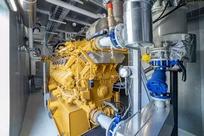 Gas boiler and cogeneration plant construction project (Lidzbark Warmiński)